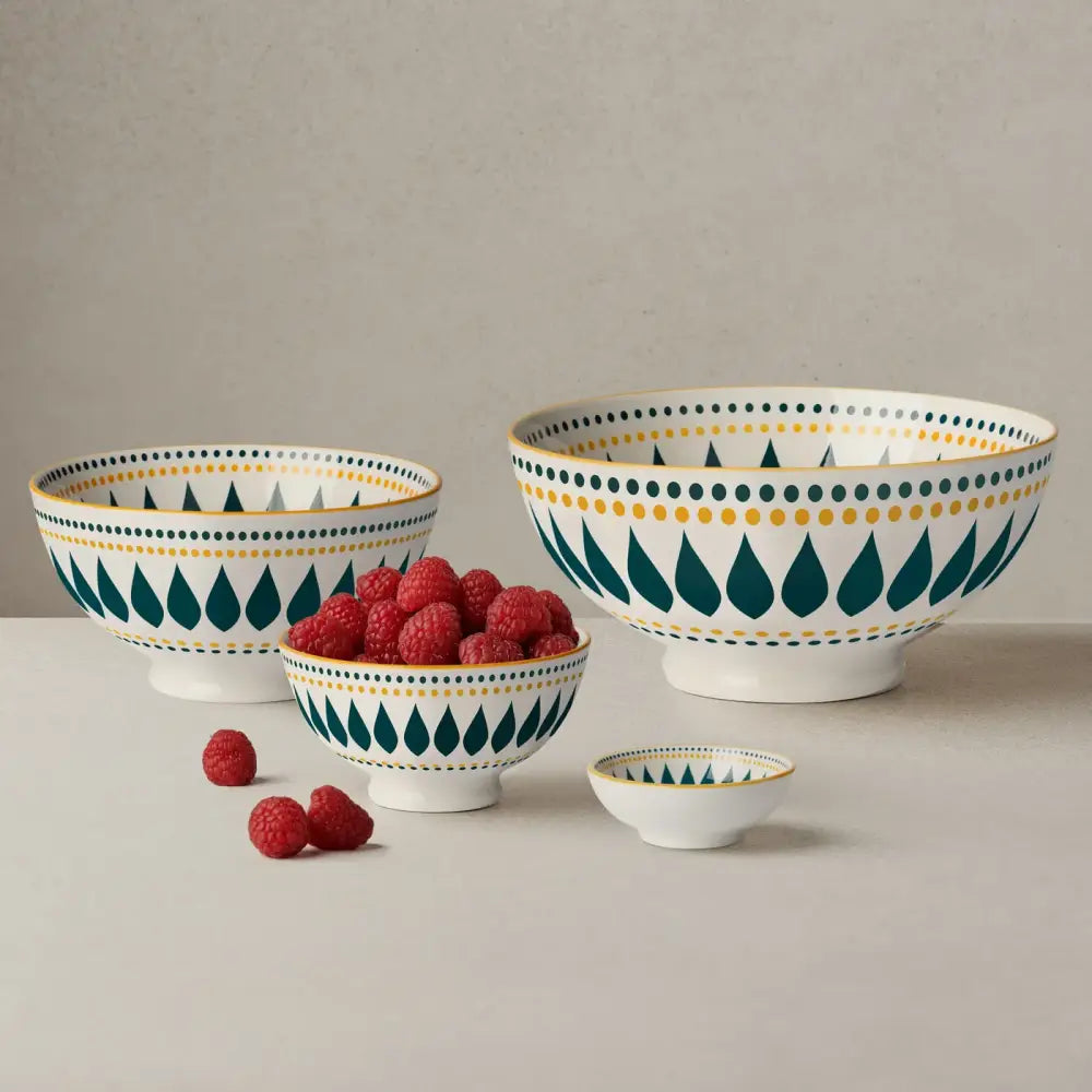 Torre & Tagus - Kiri Petal Dot Daisy Bowl