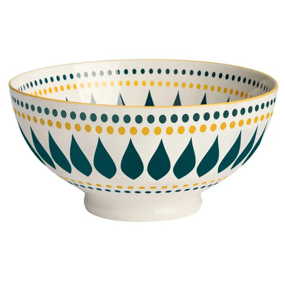 Torre & Tagus - Kiri Petal Dot Daisy Bowl Large