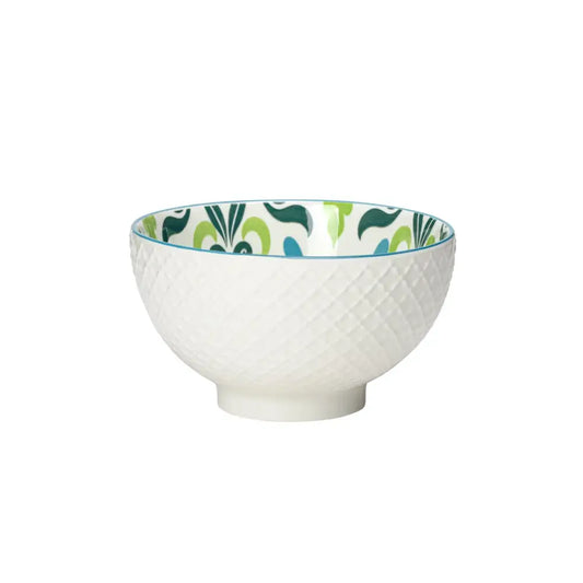 Kiri Collection Teal Filigree Bowl Medium - PABOOM