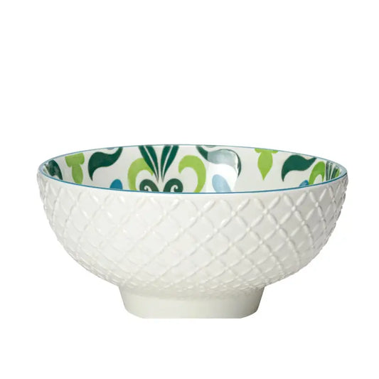 Kiri Bowl Teal Filigree Large - PABOOM