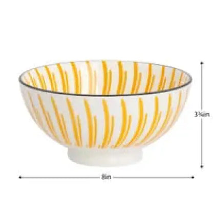 Kiri Bowl Large Yellow Sunburst - PABOOM