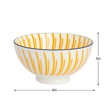 Kiri Bowl Medium Yellow Sunburst - PABOOM