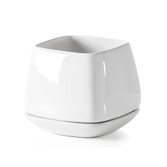 Mod Cube Planter White Small - PABOOM