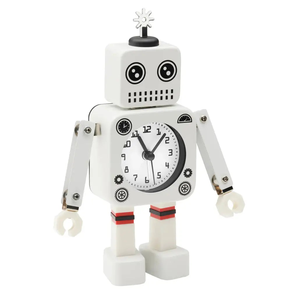 Robot Alarm Clock White - PABOOM