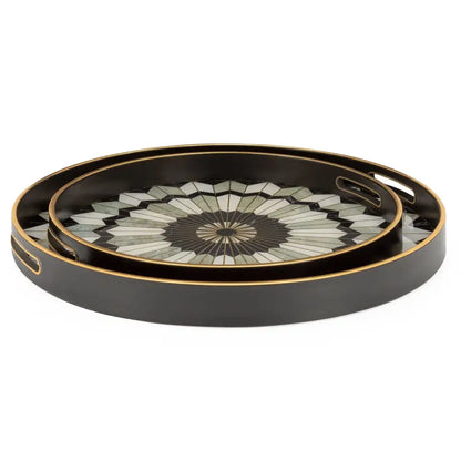 Savoy Mosaic Tray Round Large - PABOOM