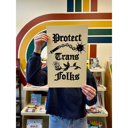 Protect Trans Kids/Folks Print - PABOOM