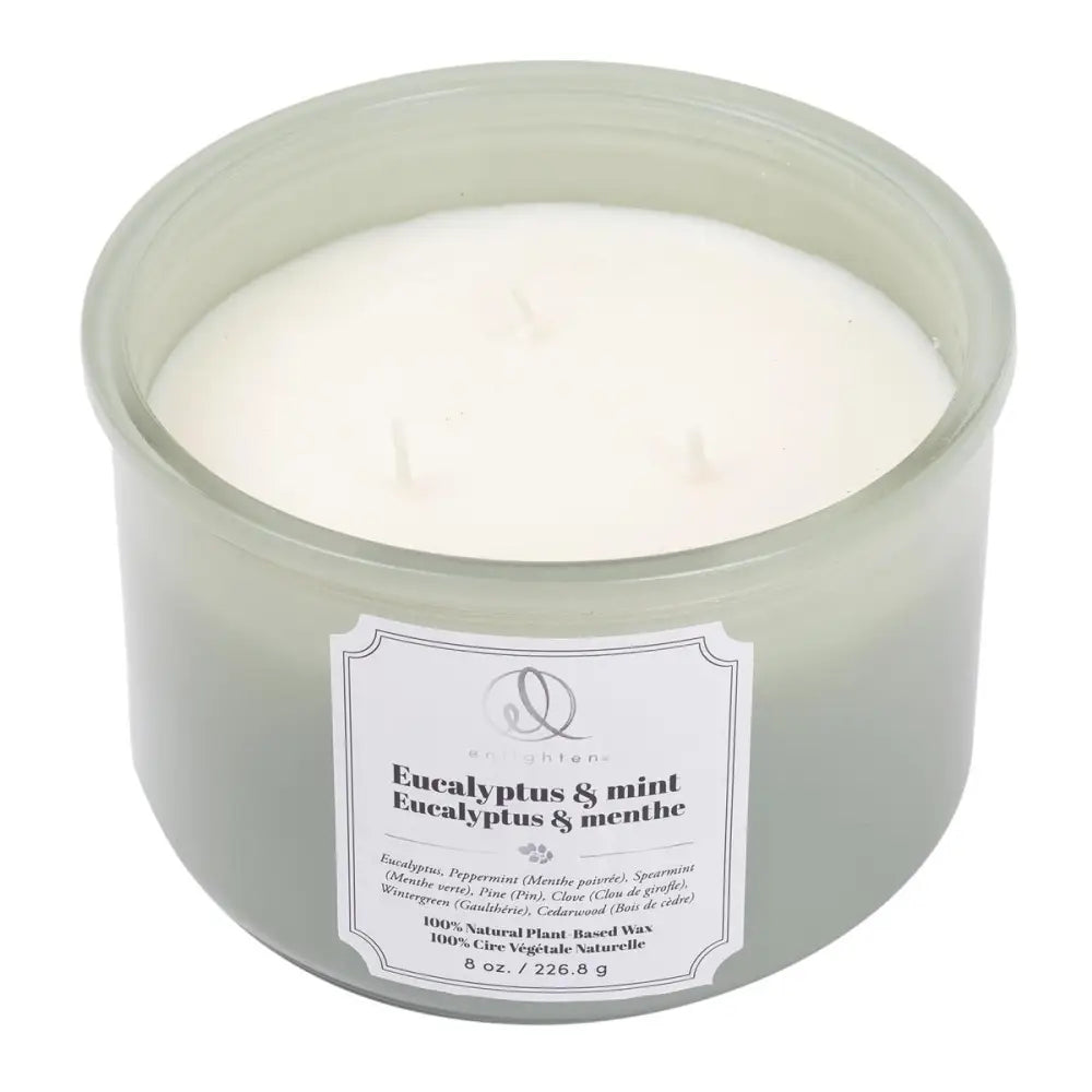 3 Wick Scented Candle With Cork Lid - Musk & Vanilla