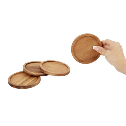 Acacia Wood Coasters - PABOOM