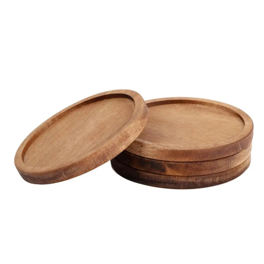 Acacia Wood Coasters - PABOOM
