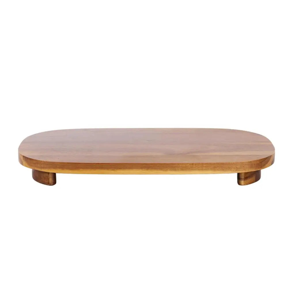 TRUU DESIGN - Acacia Wood Footed Serving Board Large
