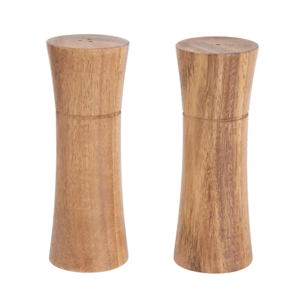 TRUU DESIGN - Acacia Wood Salt + Pepper Shakers
