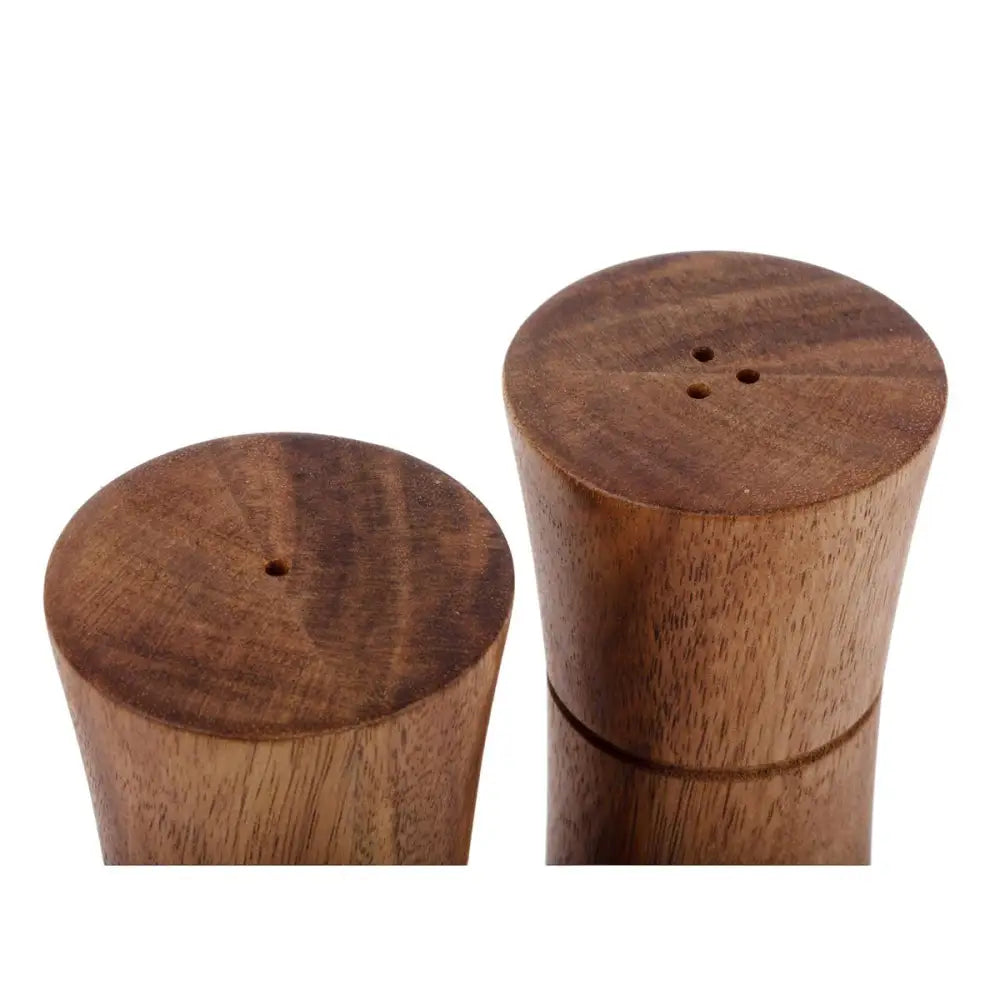 TRUU DESIGN - Acacia Wood Salt + Pepper Shakers