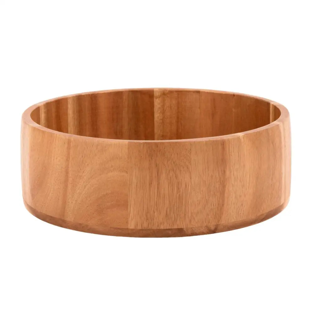 TRUU DESIGN - Acacia Wood Serving Bowl 9.5x3.15”