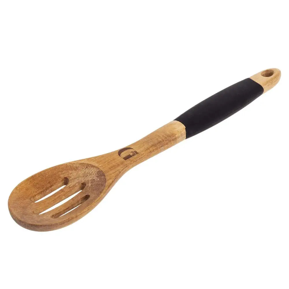 Acacia Wood Slotted Spoon - PABOOM