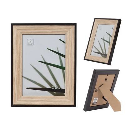 Alder Frame Black + Natural - 4x6"