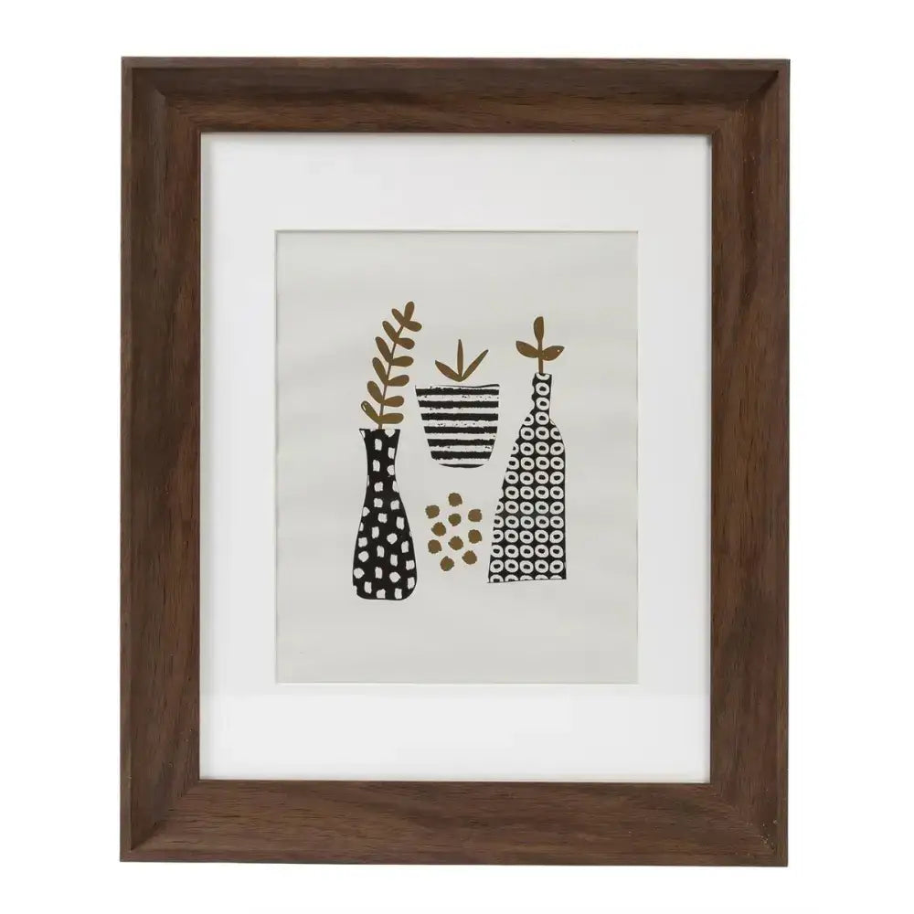 Archer Frame Walnut - 8 x10” (5 x 7”)