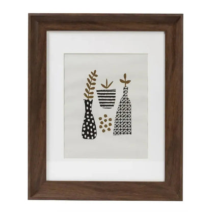 Archer Frame Walnut - 8 x10” (5 x 7”)