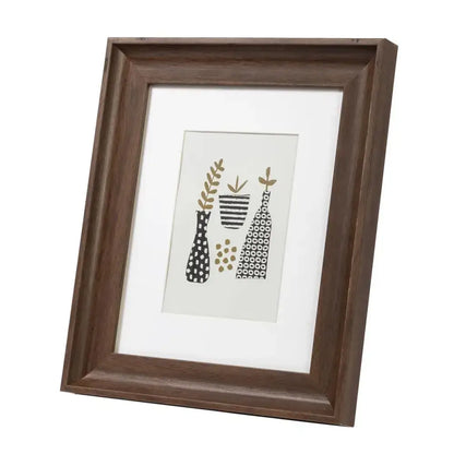Archer Frame Walnut - 8 x10” (5 x 7”)