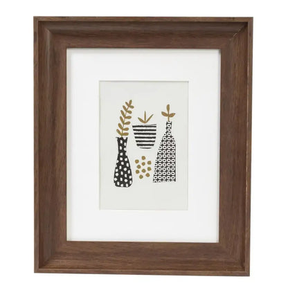 Archer Frame Walnut - 8 x10” (5 x 7”)