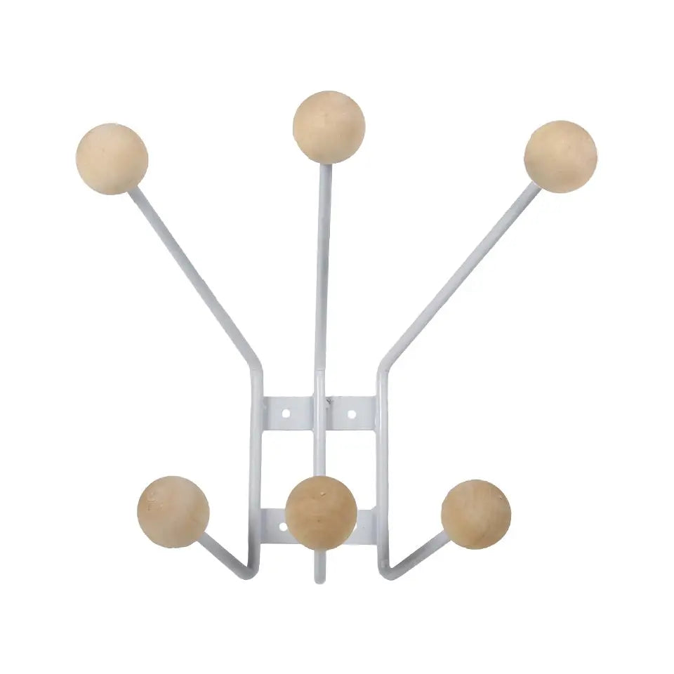 Ball 6 Hook Rack - PABOOM