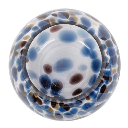 Bubble Blue Glass Vase - PABOOM