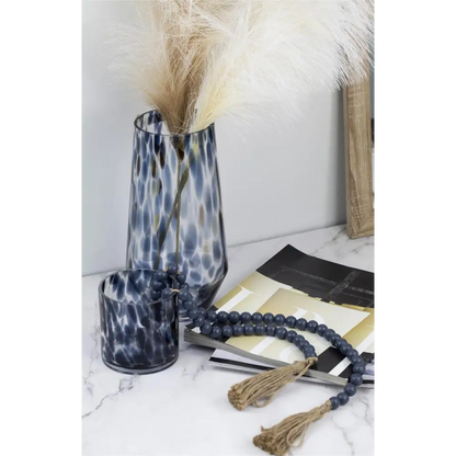 Bubble Glass Vase Indigo - PABOOM