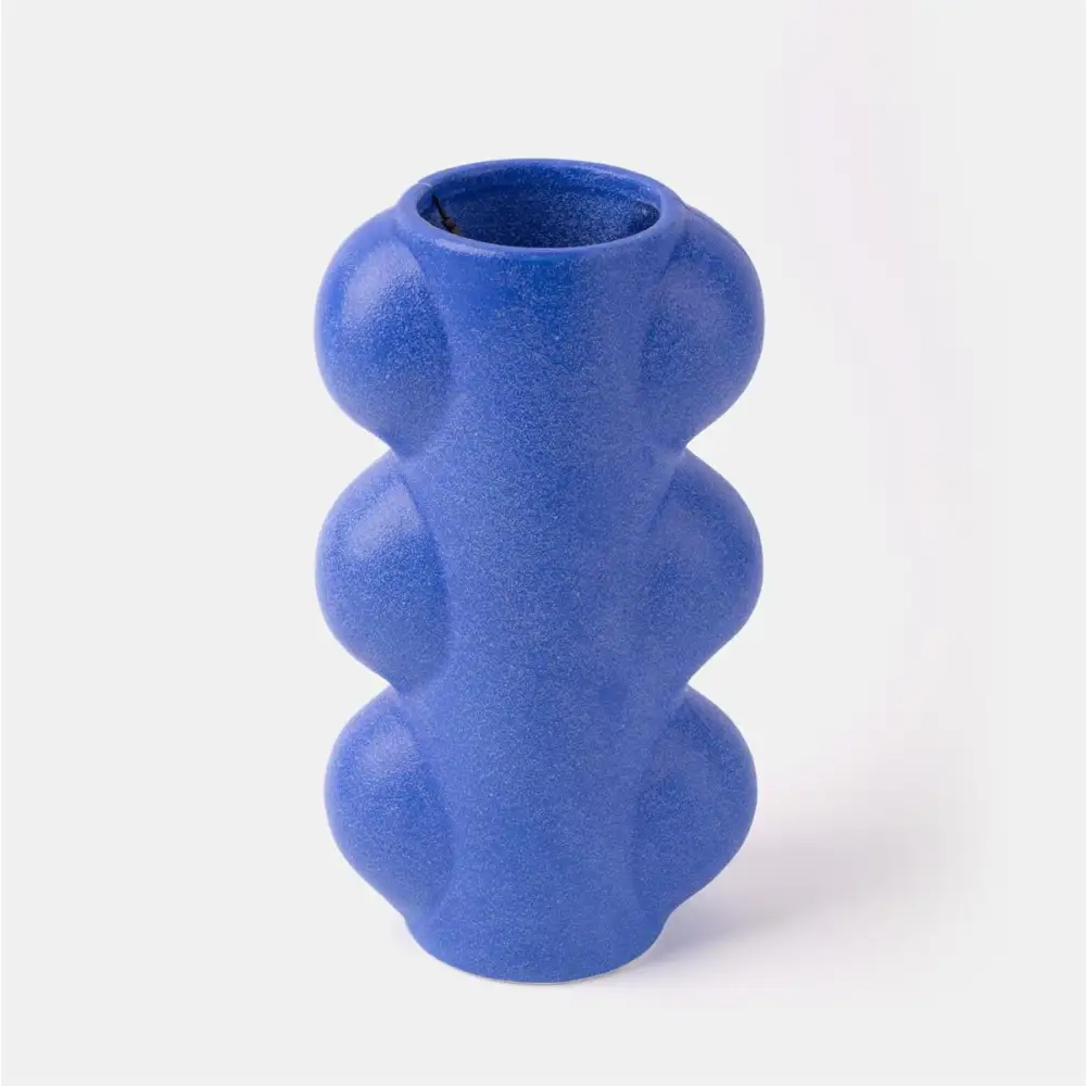 TRUU DESIGN - Bubble Vase Blue Tall