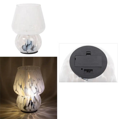 Bubble White Glass Lamp - PABOOM