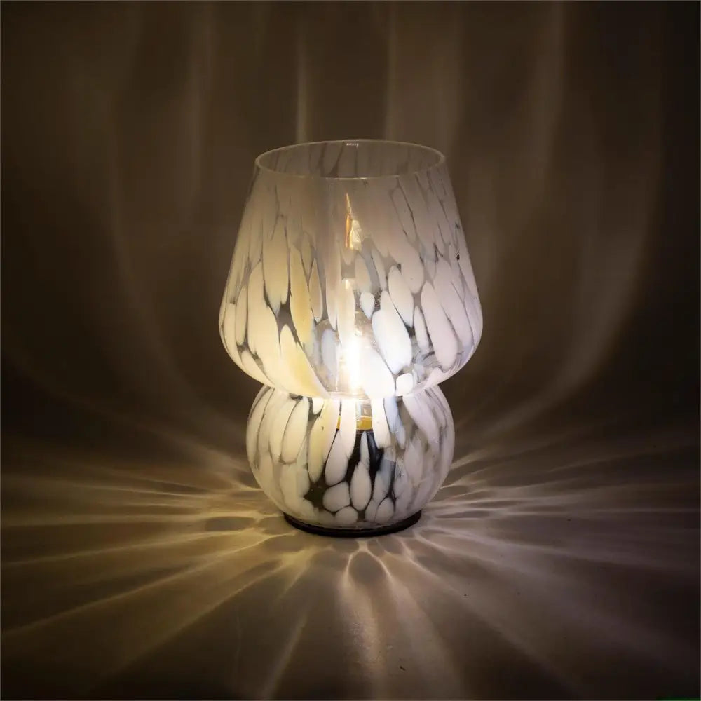 Bubble White Glass Lamp - PABOOM