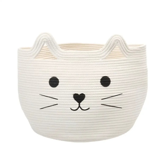 Cat Cotton Rope Basket - PABOOM