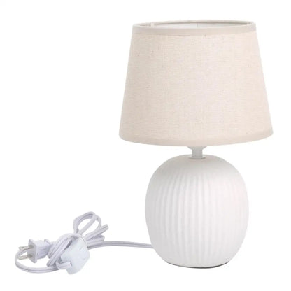 Ceramic  Lamp  White - PABOOM
