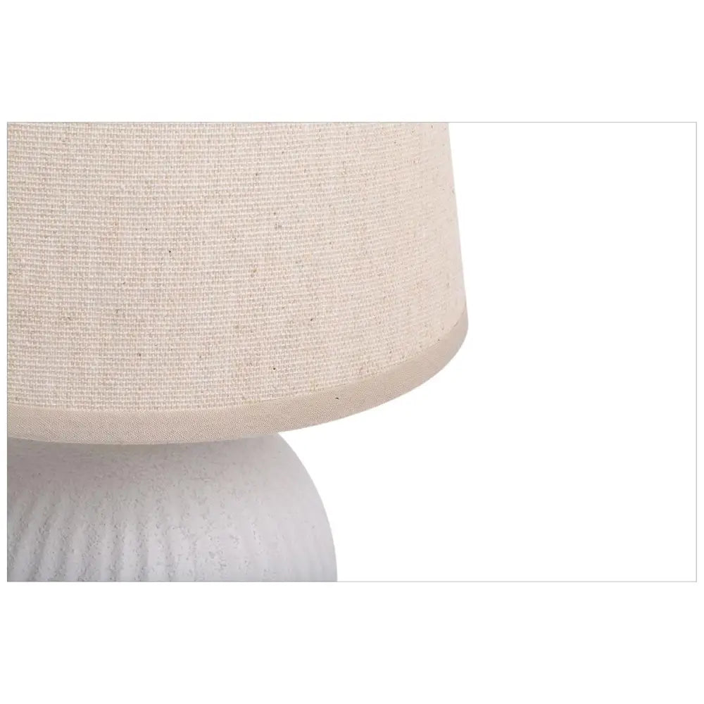 Ceramic  Lamp  White - PABOOM