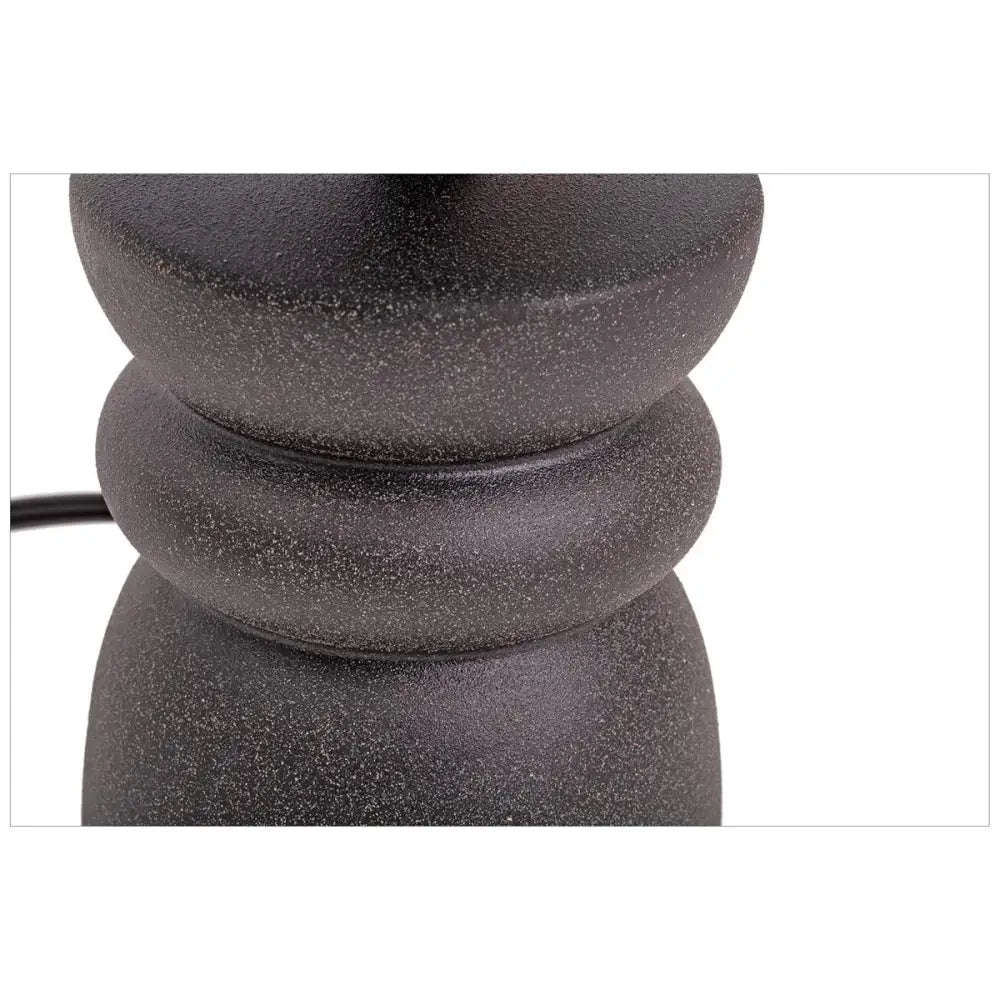 Ceramic Lamp With Black Shade - PABOOM