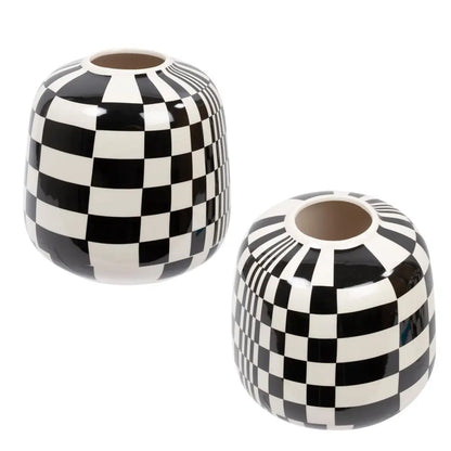 Checkered Vase - PABOOM