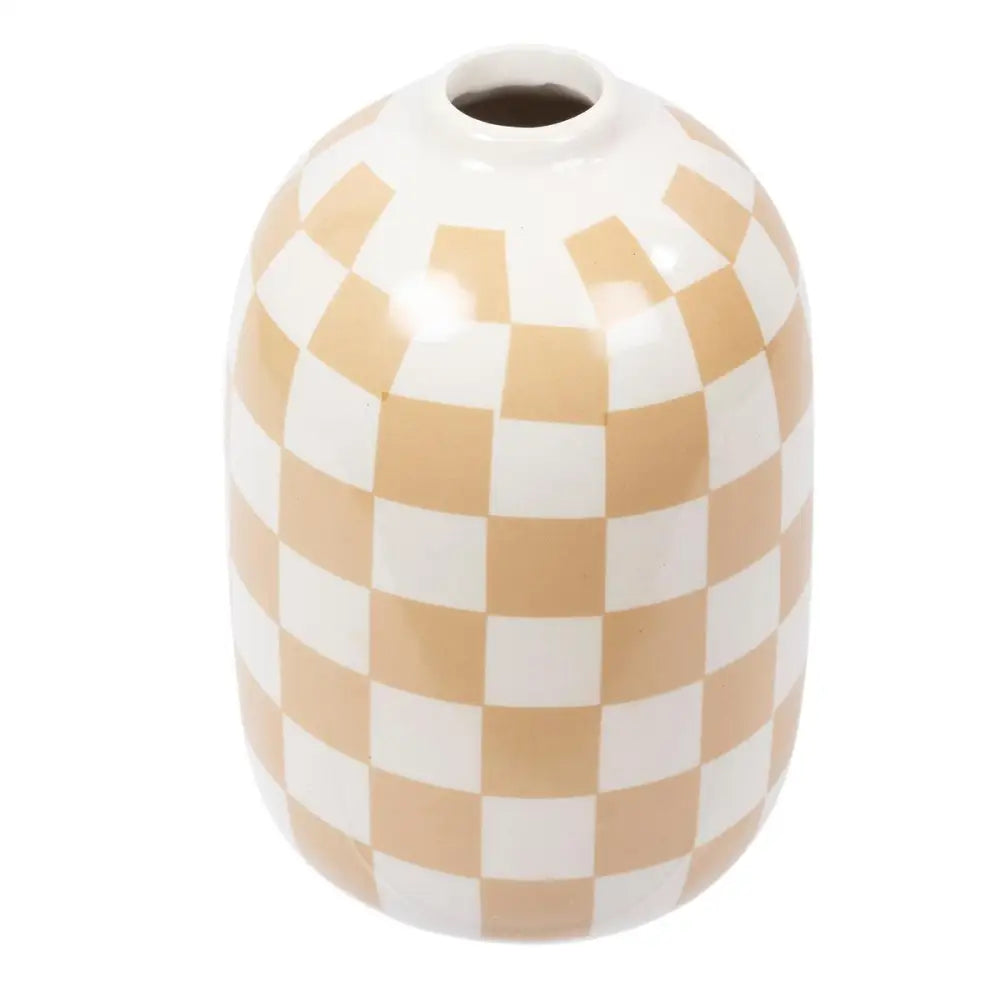 Checkered Wheat Vase - PABOOM