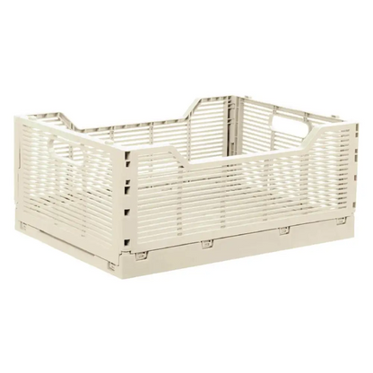Collapsible Storage Crate - Cloud White / Small