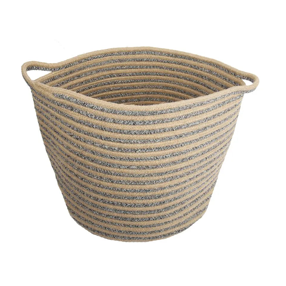 Cotton + Jute Storage Basket - PABOOM
