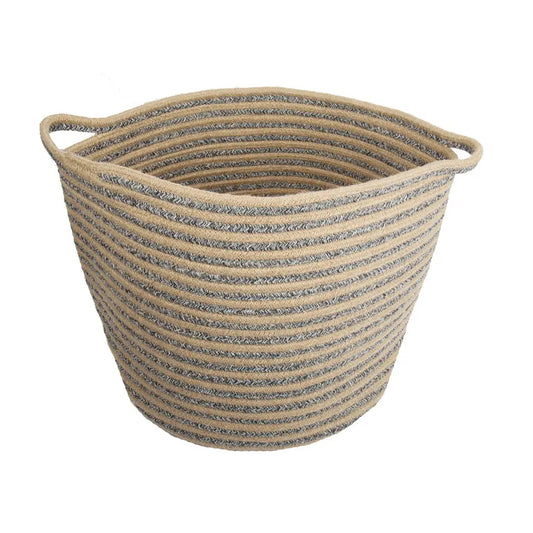 Cotton + Jute Storage Basket - PABOOM