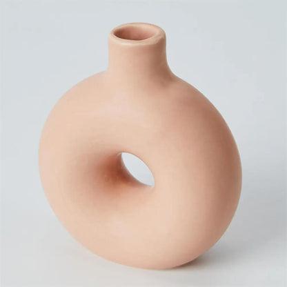 Donut Shape Mini Vase Pink - PABOOM