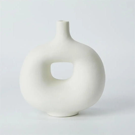 Donut Shape Wide Vase - PABOOM