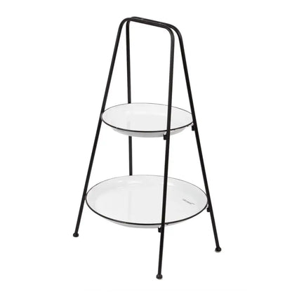 Farmhouse Enamelled 2-Tier Stand - PABOOM