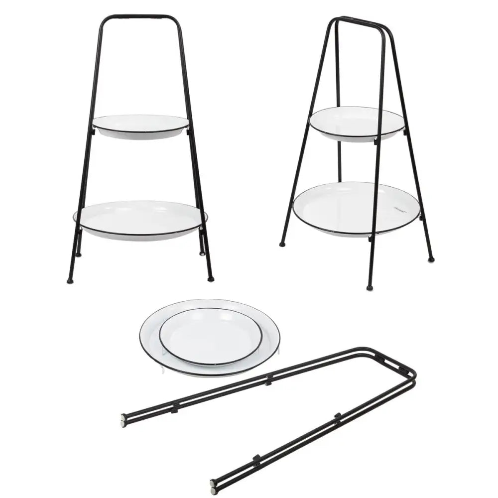 Farmhouse Enamelled 2-Tier Stand - PABOOM