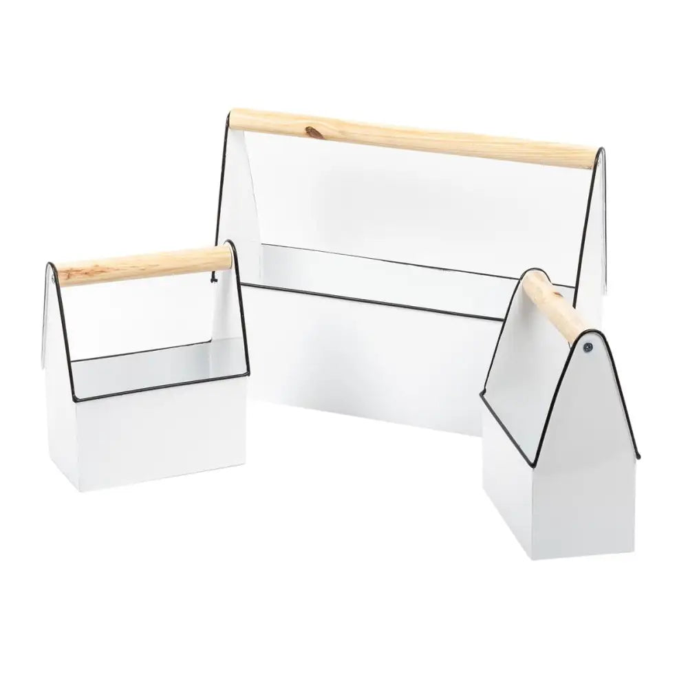 Farmhouse Enamelled Caddy Set - PABOOM