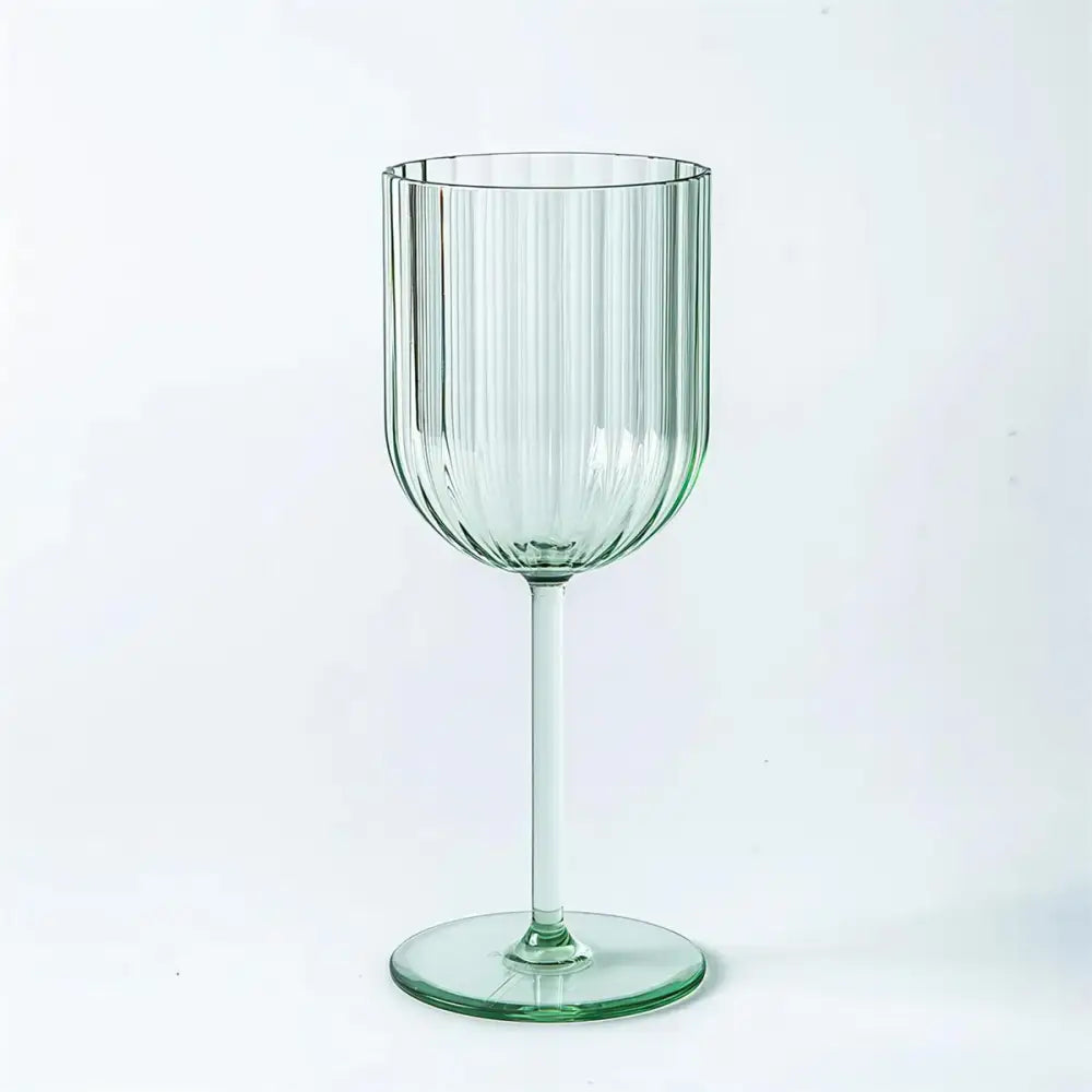 TRUU DESIGN - Gatsby Acrylic Wine 13oz. Bottle Green