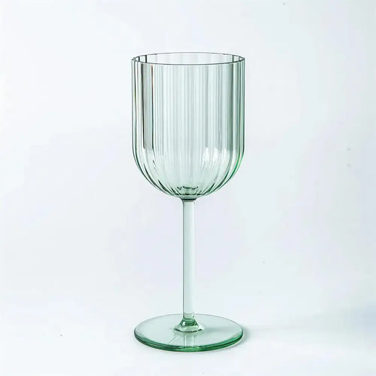 TRUU DESIGN - Gatsby Acrylic Wine 13oz. Bottle Green