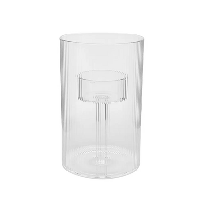 TRUU DESIGN - Glass Tealight Hurricane Medium