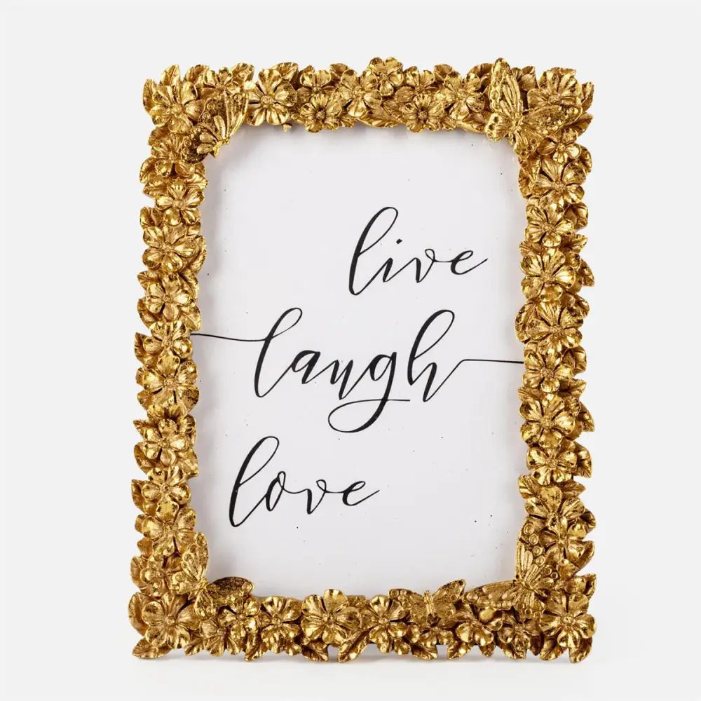 Gold 3D Butterfly Photo Frame - PABOOM