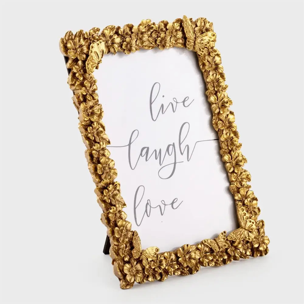 Gold 3D Butterfly Photo Frame - PABOOM
