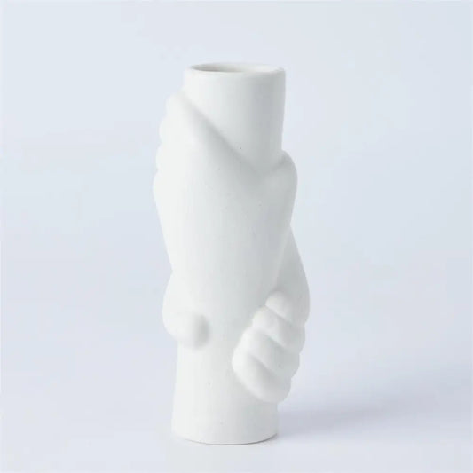 Grasp Matte White Vase - PABOOM