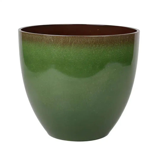 CTG Brands - Country Garden Resin Planter Green 14.5x14.5x12.9